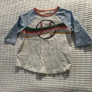Toddler baseball tee